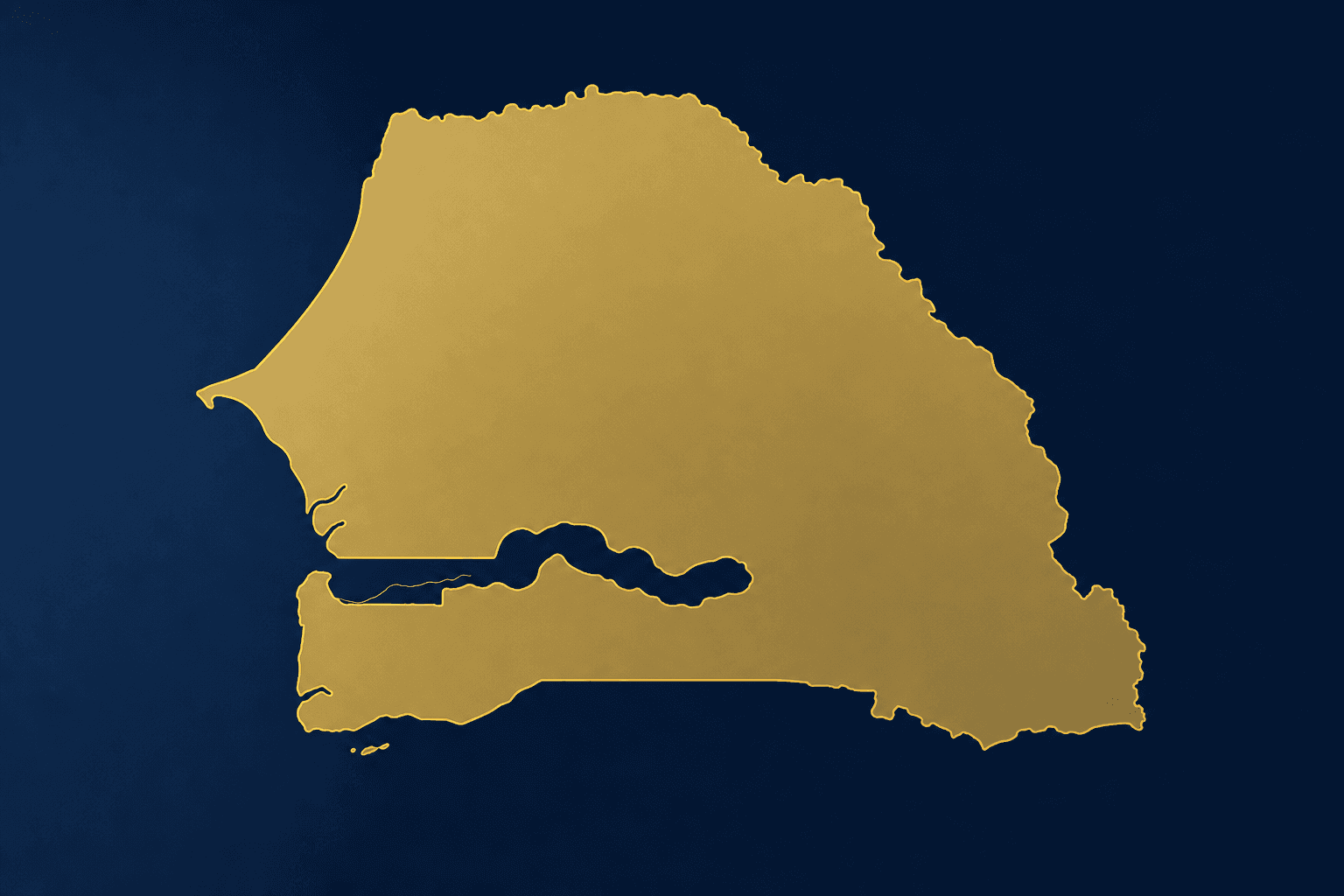 Carte du Sénégal